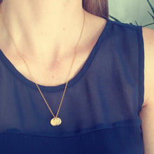 Load image into Gallery viewer, Personalised gold initial nane necklace