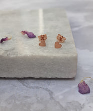 Load image into Gallery viewer, Dainty Rose Gold Studs