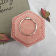 Load image into Gallery viewer, Bespoke Silver And Turquoise Stacking Ring,Stacking Ring,Turquoise And Silver,Handmade Jewellery,Silver Jewellery,Christmas Gift,Gift
