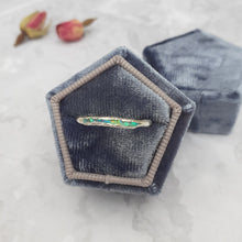 Load image into Gallery viewer, Opal hidden ring teal