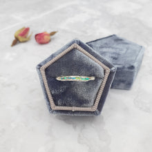 Load image into Gallery viewer, Opal hidden ring teal
