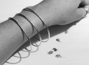 One Stacking Bangle,Thin Bangle,Bangles,Silver Bangle,Solid Silver Bangle,Gift For Mum,Gift For Her,Birthday Gift,Handmade Jewellery,Silver