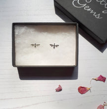 Load image into Gallery viewer, Bee Earrings,Bumblebee Earrings,Silver Bee,Silver Bee Earrings,Gift For Her