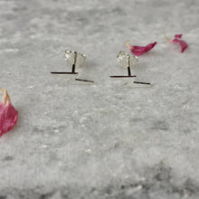 Load image into Gallery viewer, Silver Lightning bolt earrings, lightning bolt, silver earrings, bolt earrings, gift for her