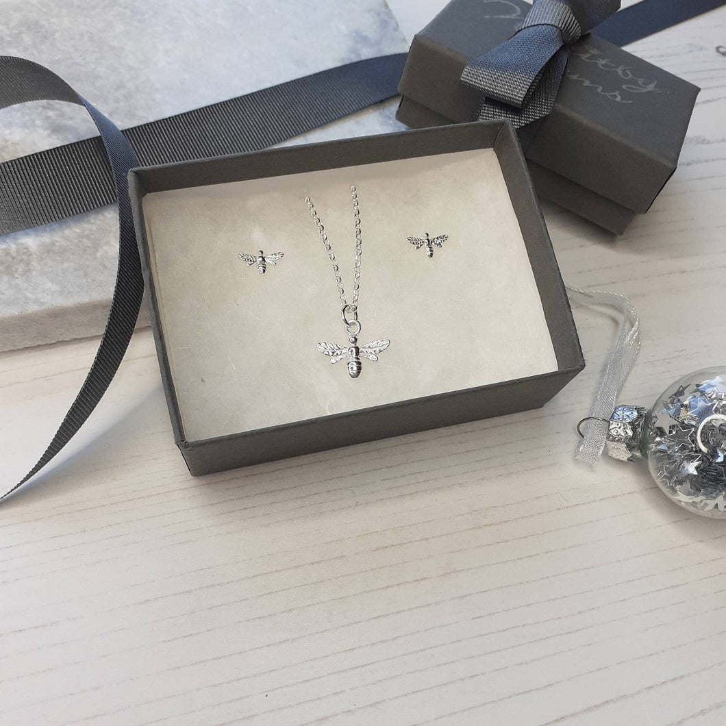 Silver Bee Set
