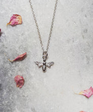 Load image into Gallery viewer, Silver Bee Set