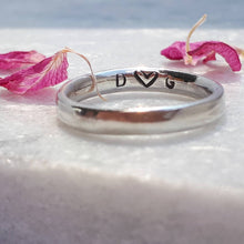 Load image into Gallery viewer, Thumb Ring, Dimpled Ring Band, Silver Ring, Silver Band, Silver Jewellery, Stacking Ring